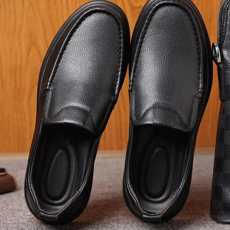 Туфли повседневные мужские Loafers, Black DHFIRUFSHLO — фото 3