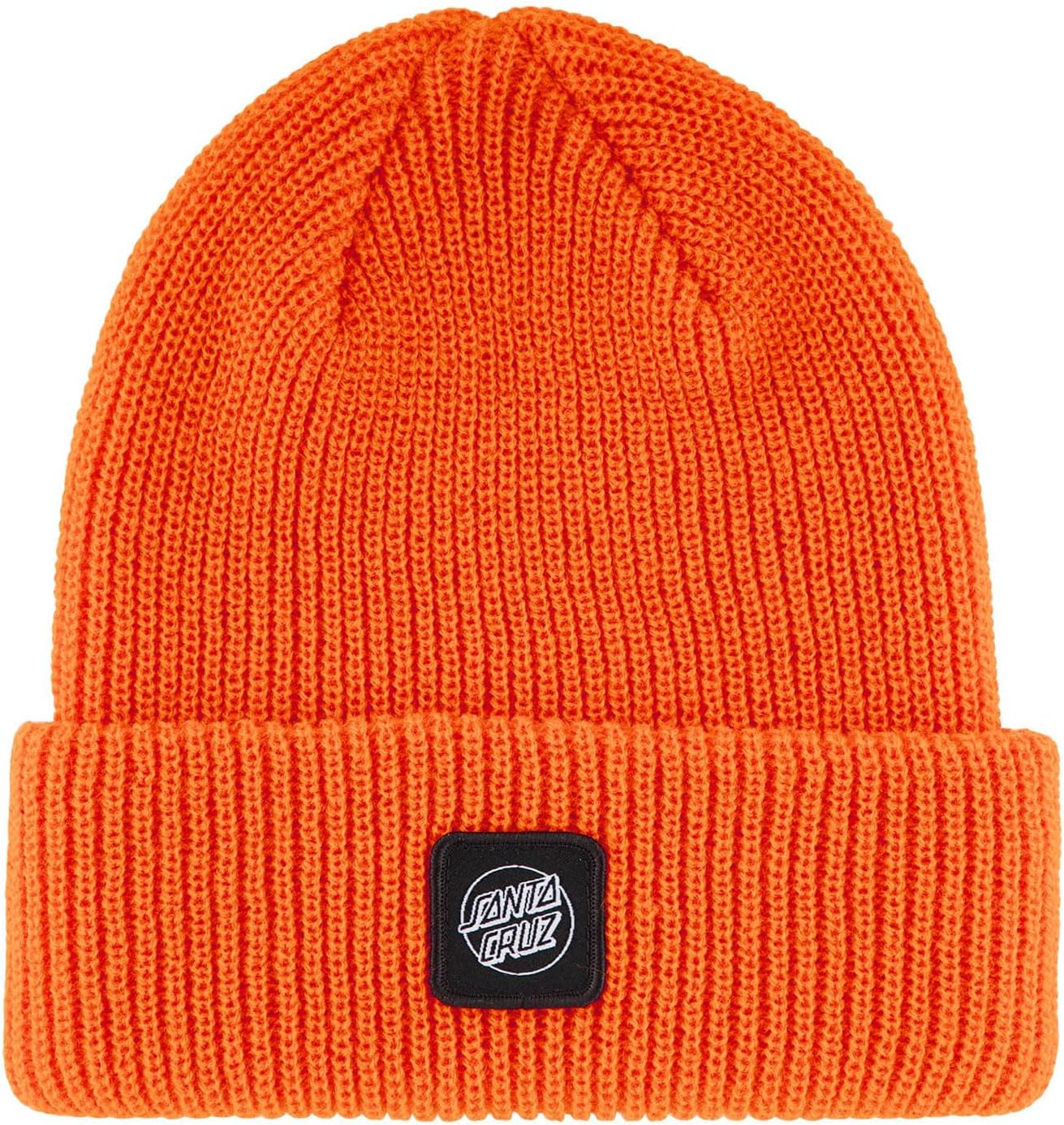

SANTA CRUZ Cruz Label Beanie Long Shoreman Hat Safety Orange OS Unisex