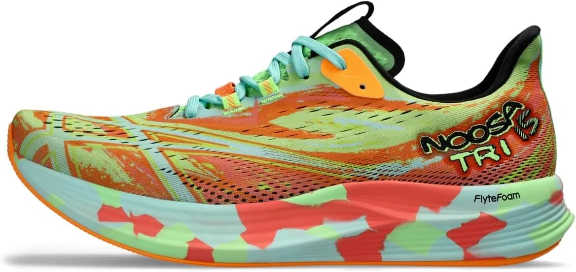 Мужские беговые кроссовки ASICS Noosa TRI 15, Lime Burst Illuminate Mint