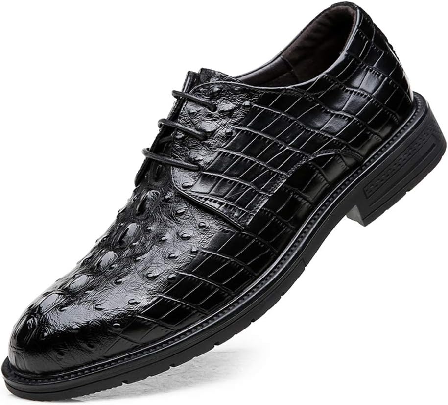 

Мужские кожаные деловые туфли, свободные шнурованные туфли Captain Jack для работы на улице, работы, вечеринок, банкетов, обувь для торжеств, коричневые-43/UK 8.5/US 9 Grvpm