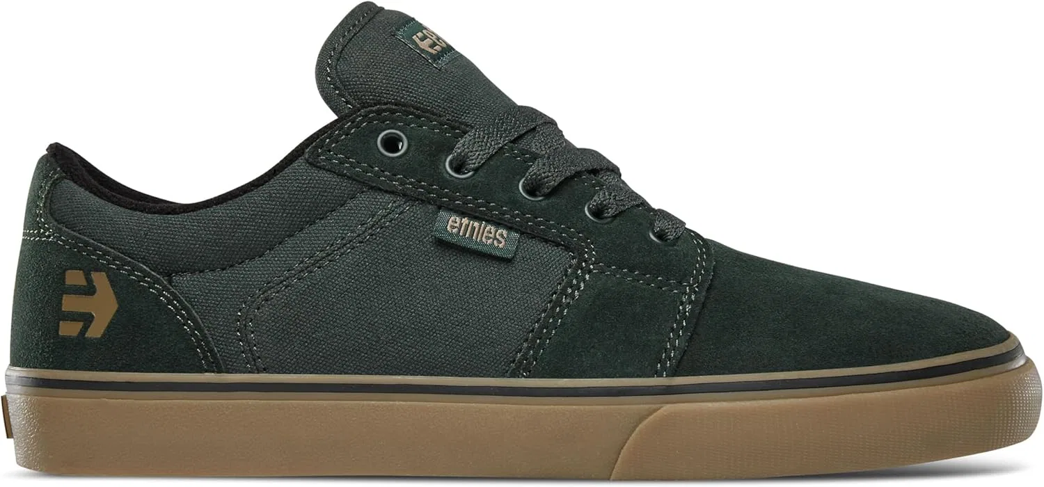 Кроссовки для скейтбординга Etnies Barge LS, зеленый/желтый — фото 4