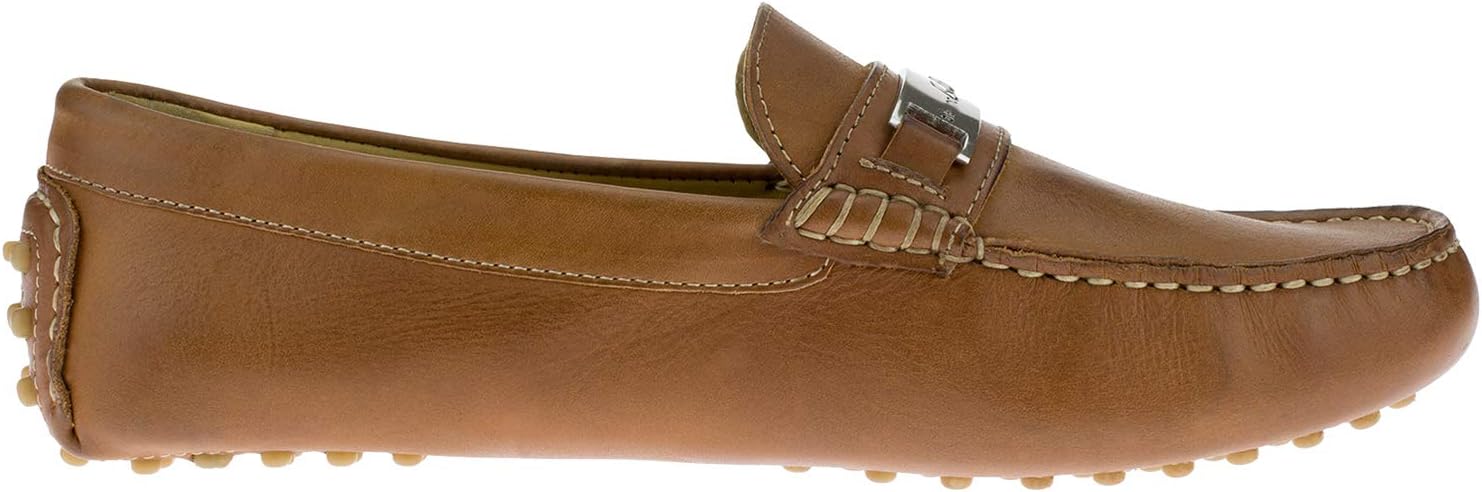 Мужские кожаные мокасины DTI BB Signature Drenot Slip-On для вождения Dti Darya Trading, песочный — фото 3