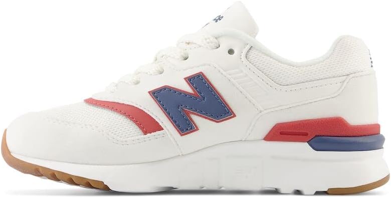 Детские кроссовки New Balance 997h V1 на шнуровке (унисекс), Sea Salt/Vintage Indigo/Astro Dust — фото 2