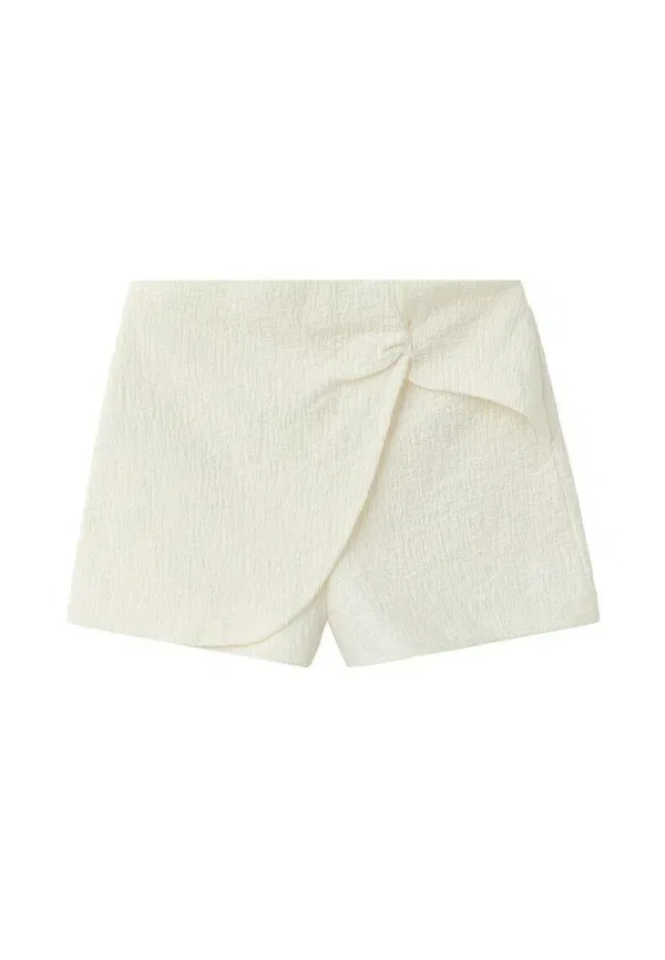 Юбка A-line Mango Kids, off-white, цвет светло-бежевый