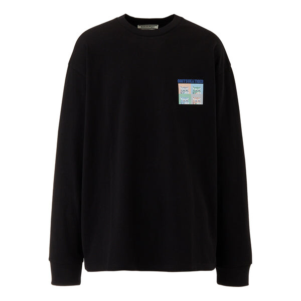 

Футболка graphic long sleeves t-shirt 'black yellow' Onitsuka Tiger, черный