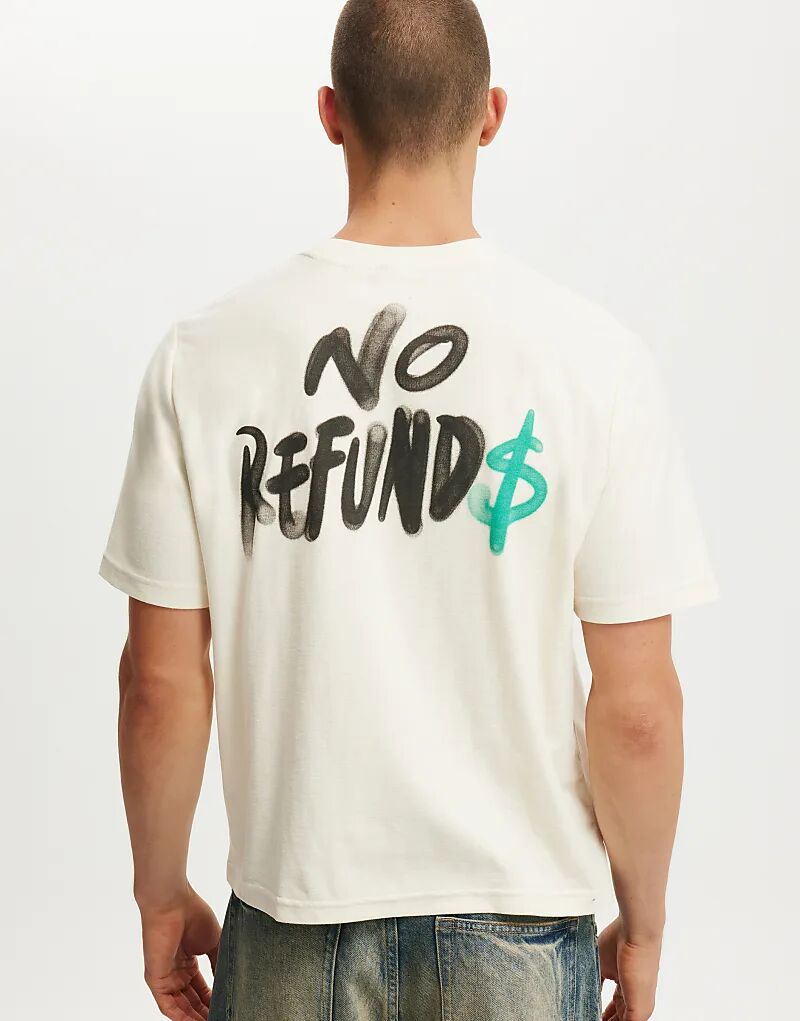 

Футболка с принтом Cotton On Cropped, цвет creampuff/возврат невозможен Cotton On
