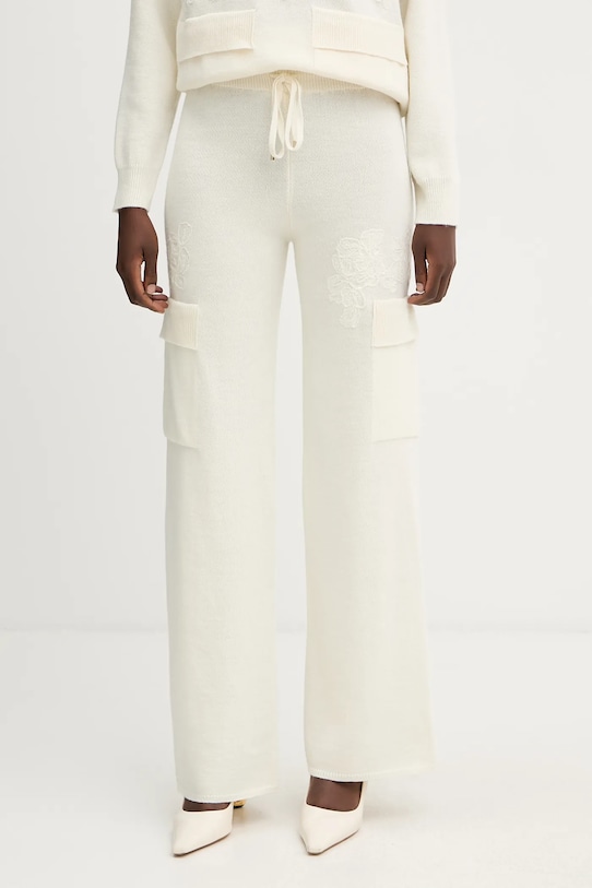 

Спортивные штаны с шерстью Ermanno Firenze, бежевый