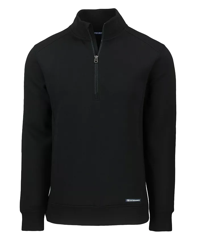 

Мужской толстовка Roam Eco Recycled Quarter Zip Cutter & Buck, черный