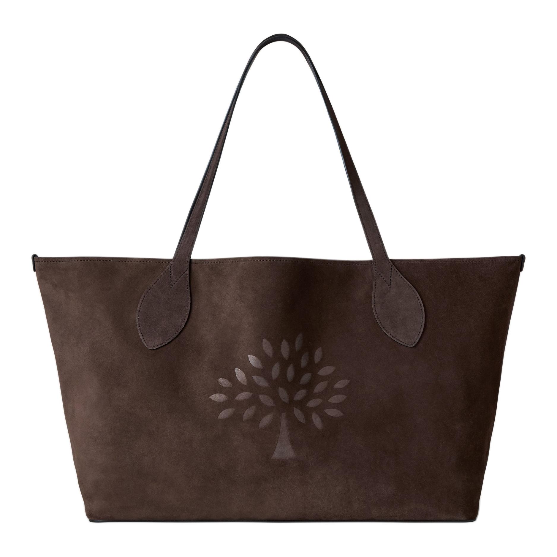 

Сумка-шоппер из нубука, шоппер, сумка через плечо Extra Large Women's Chocolate Mulberry, basic set (bag+dust bag)