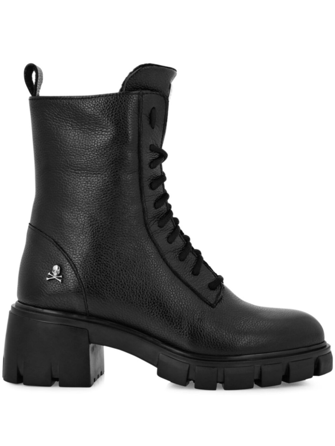 Philipp Plein кожаные ботинки, черный