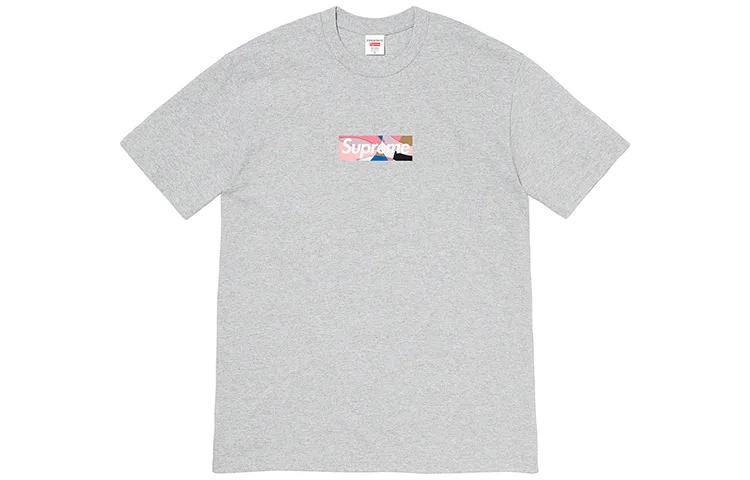 Футболка Emilio Pucci с логотипом Supreme, Gray/Pink
