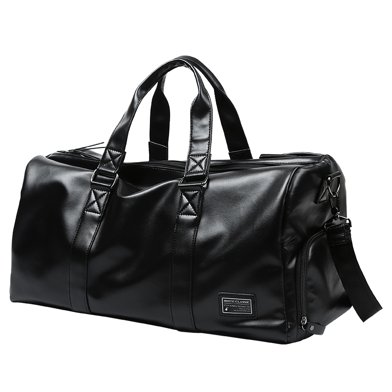 

MOYYI 20-литровый дорожный мешок из искусственной кожи унисекс черный