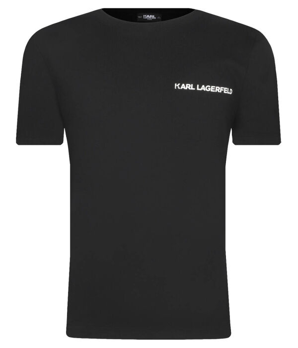 

Футболка детская Karl Lagerfeld Kids базовая хлопковая, черный