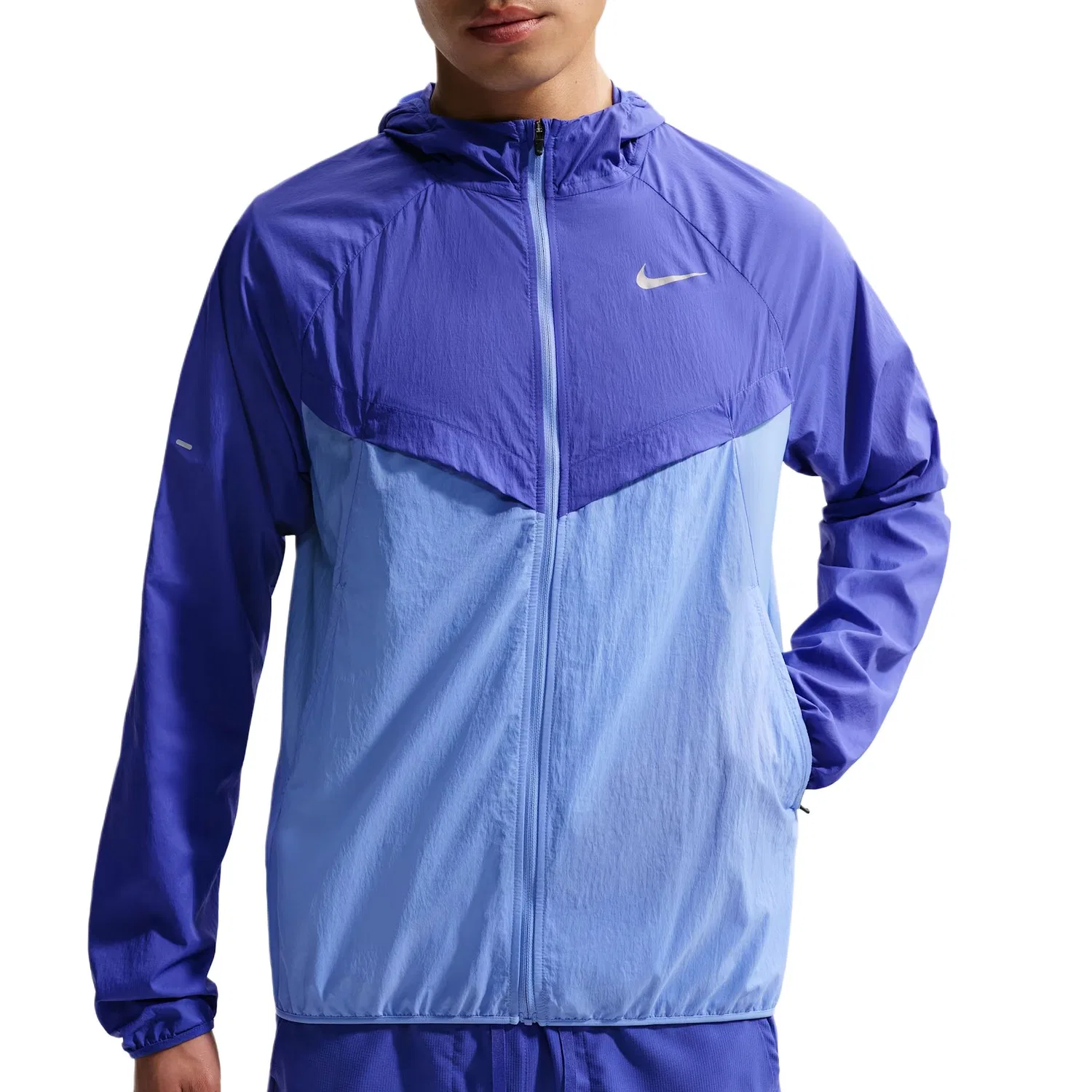 Куртка беговая мужская Stride Repel Uv Nike, Lapis Lazuli/Royal Pulse