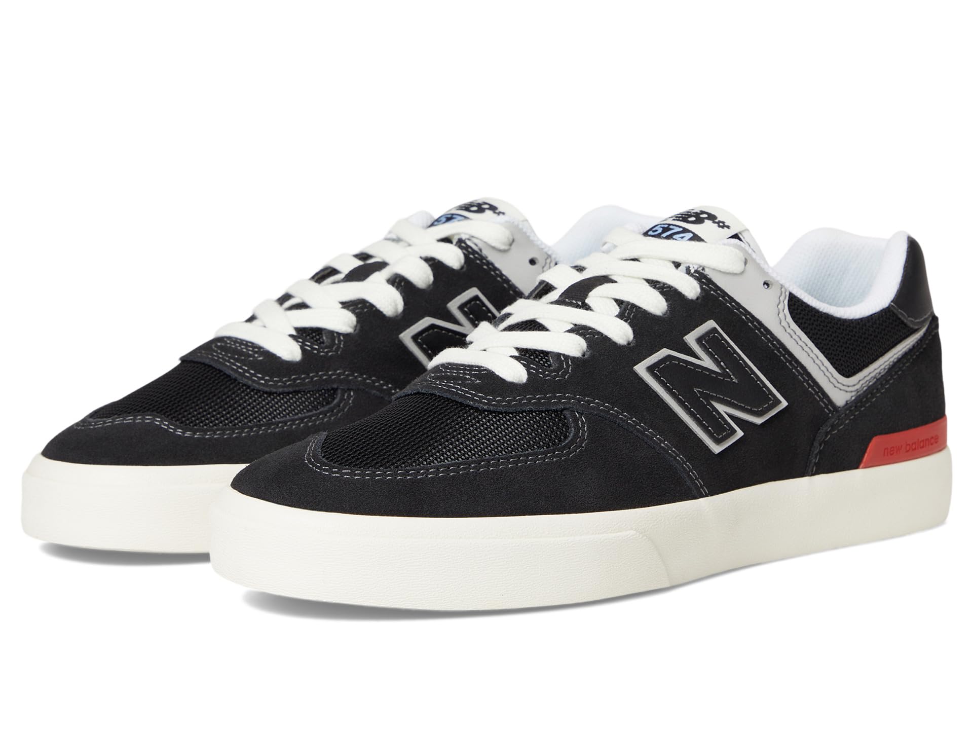 Кроссовки Unisex New Balance Numeric 574 Vulc, цвет Black/Grey 1