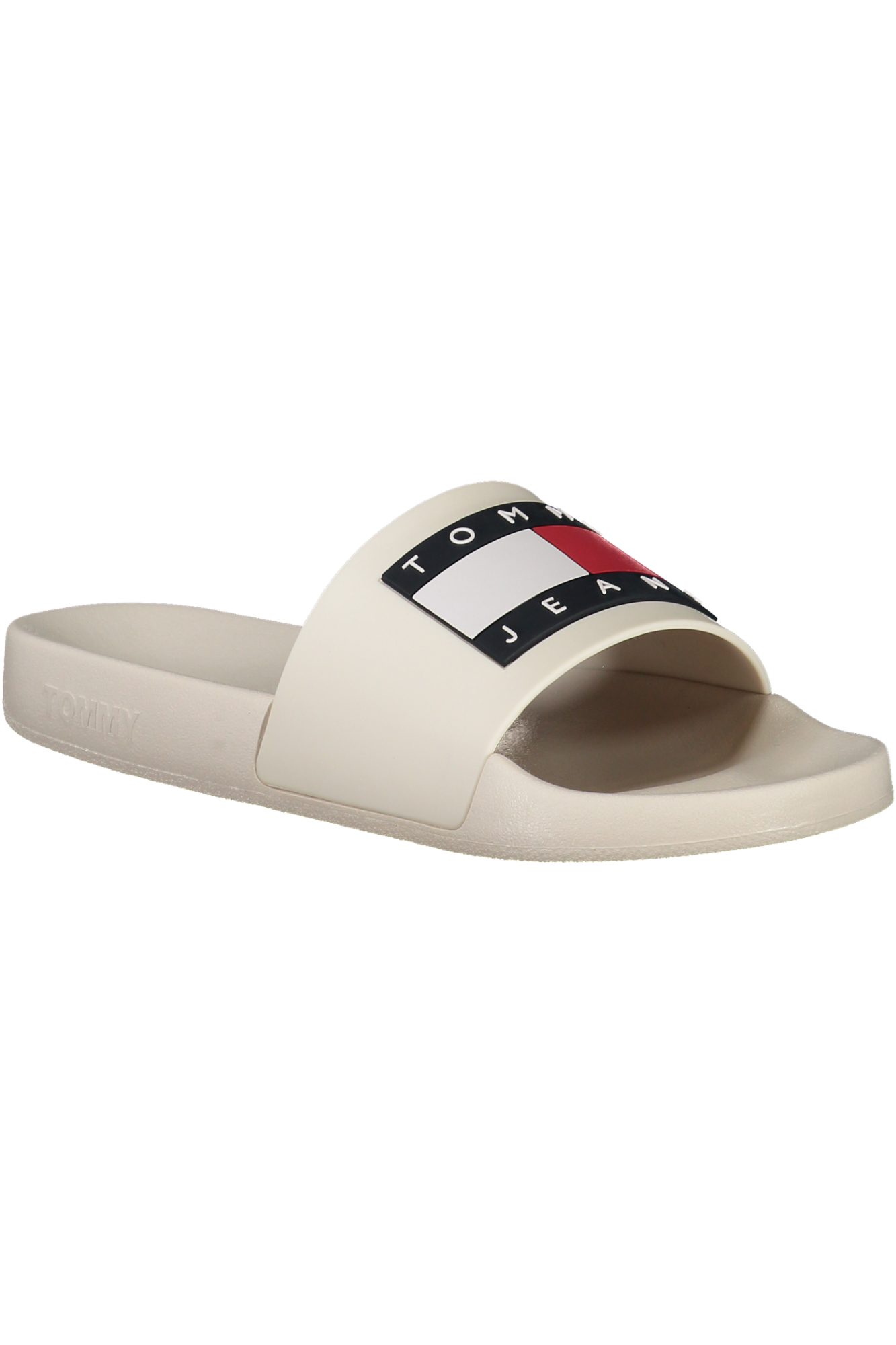 Шлепанцы женские Tommy Hilfiger с логотипом, белый — фото 2