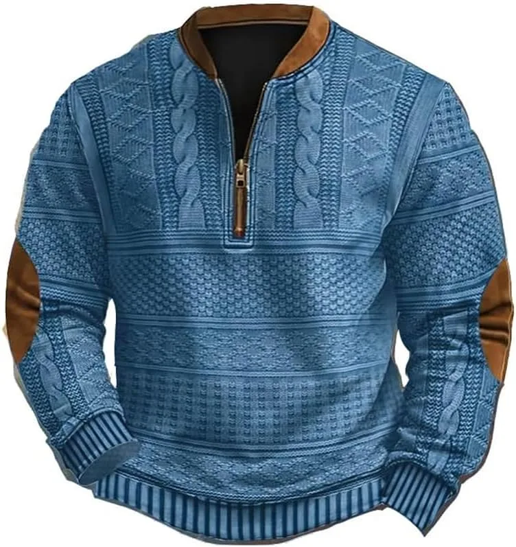 

Винтажный вязаный свитер для мужчин MOGUI