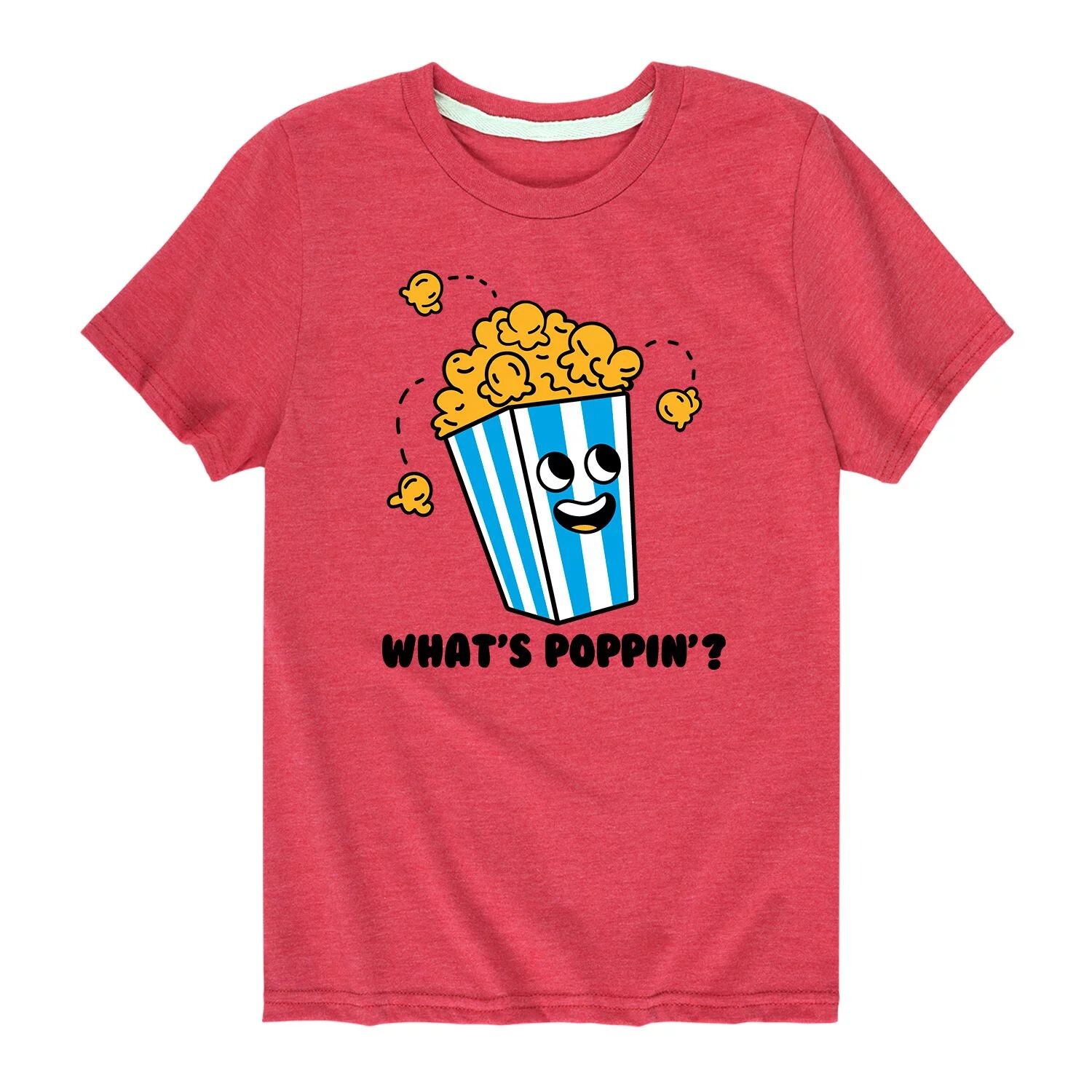 

Футболка What's Poppin' Popcorn для мальчиков 8–20 лет Licensed Character, красный