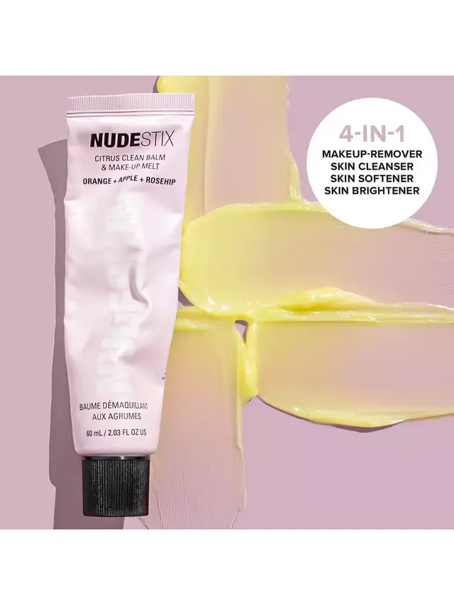 Средство для снятия макияжа Nudestix — Бальзам для лица Nudeskin Citrus Clean Balm & Makeup Melt, 60 мл — фото 2