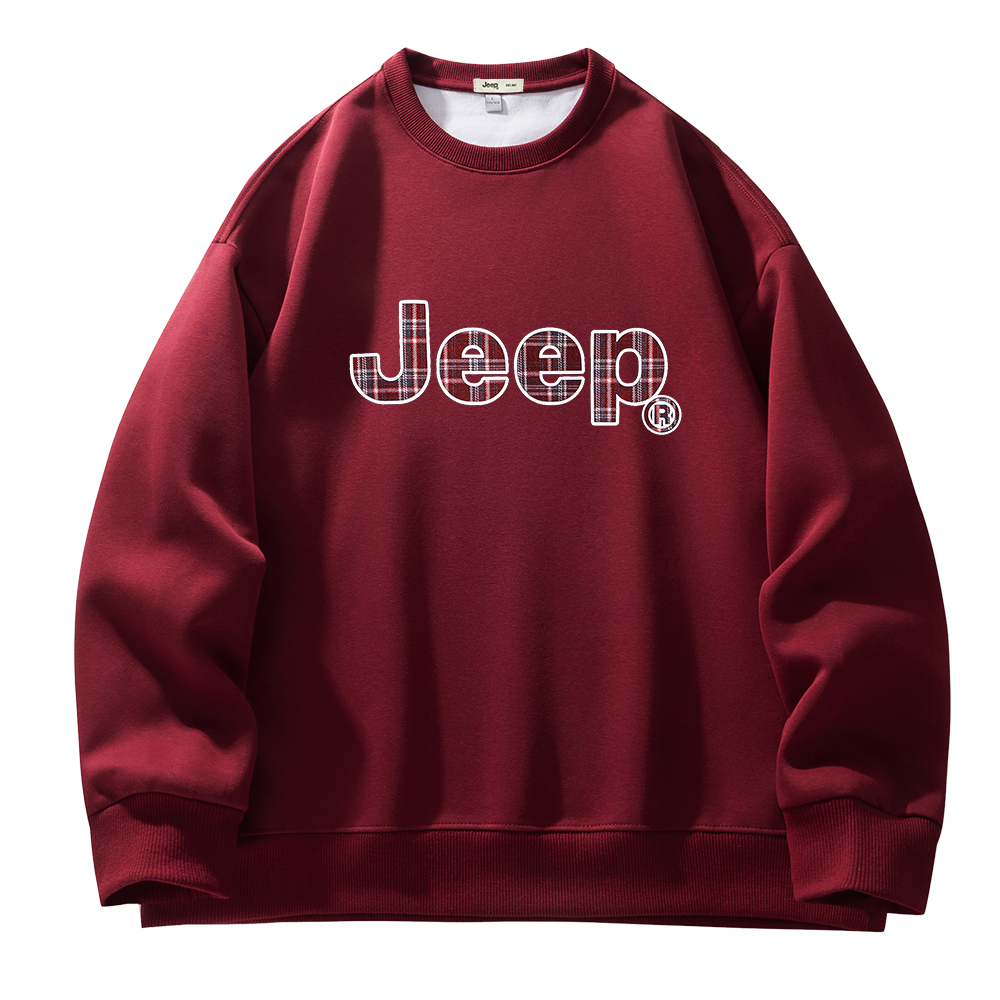 

Свитшот Unisex Crew Neck Moderate Regular Jeep, p75gmkjz88 burgundy[official]