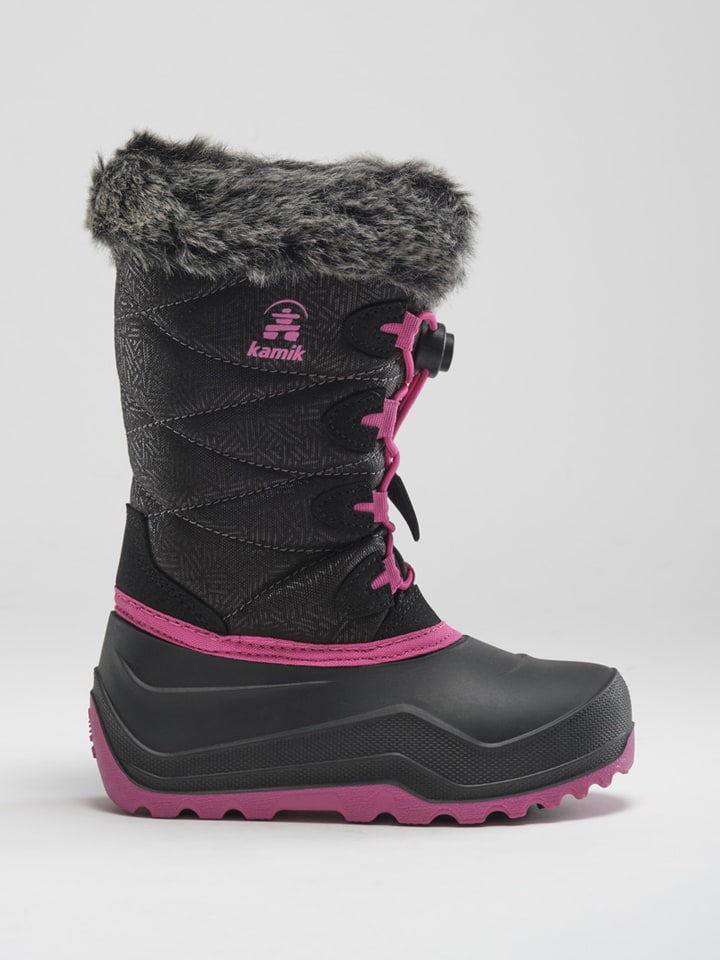 

Сапоги Kamik Winterstiefel Snowangel, цвет Schwarz/Pink