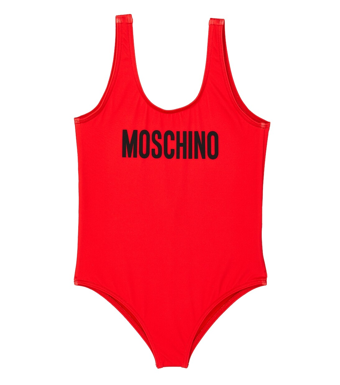 

Купальник с логотипом Moschino, красный