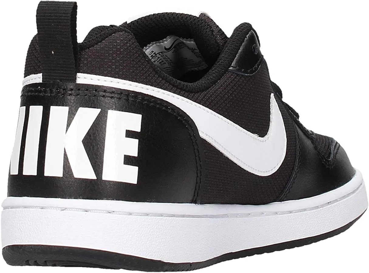 Мужские баскетбольные кроссовки Nike Court Borough Low Pe (Gs), Black White 2 — фото 4