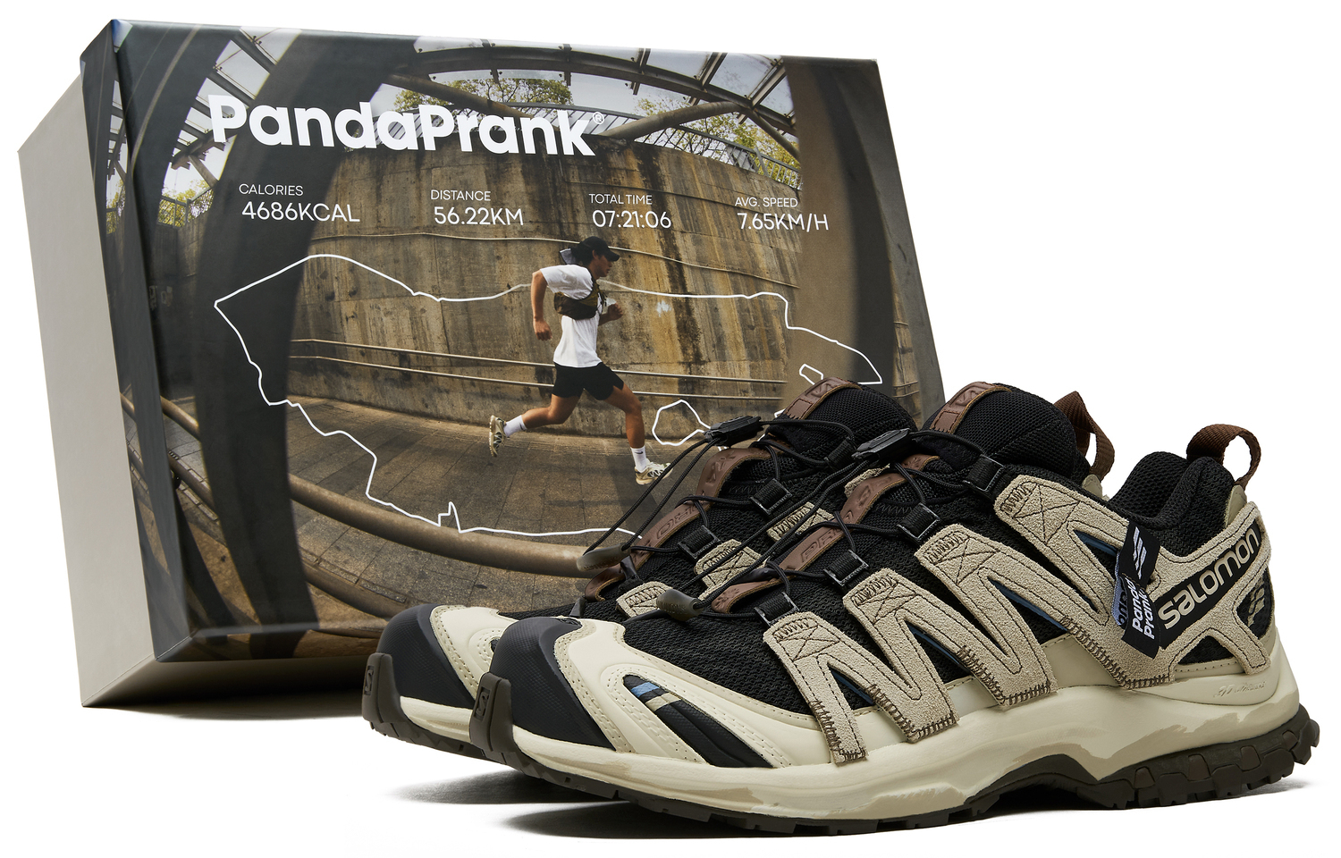 

SALOMON Кроссовки для бега XA PRO 3D Low Top Unisex черные белые коричневые