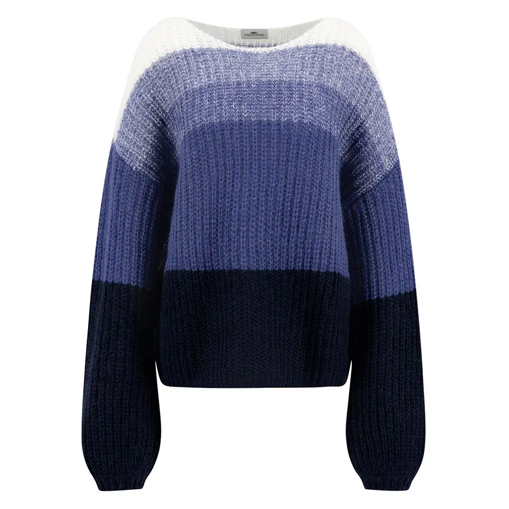 

Свитер Fynch Hatton Stripe Loose Hairy, синий