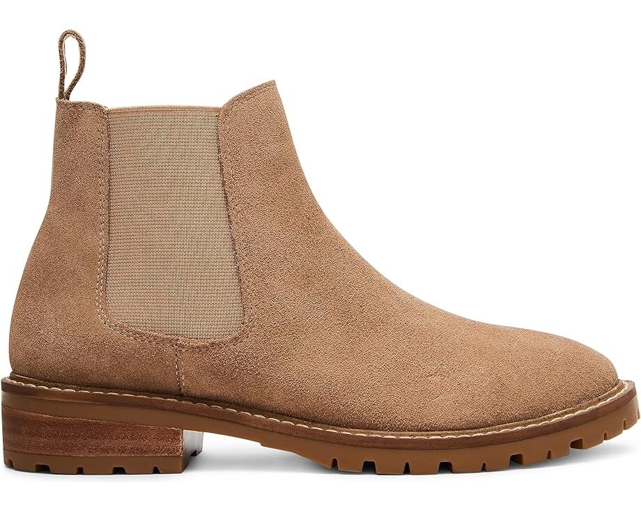 Ботинки женские Steve Madden Leopold Bootie кожаные с круглым носком, бежевый — фото 3