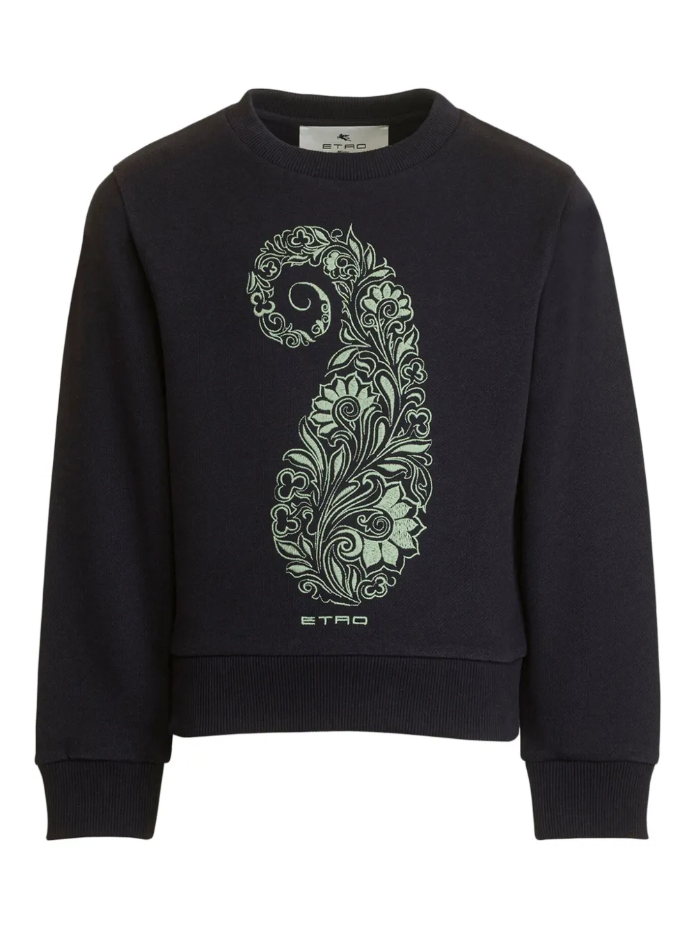 

Толстовка с вышивкой ETRO KIDS, черный