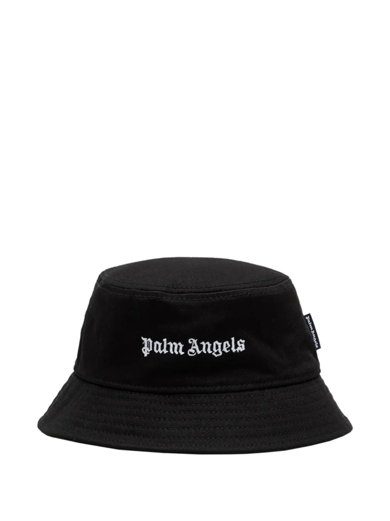 

Детская панама с вышитым логотипом Palm Angels Palm Angels Kids, черный