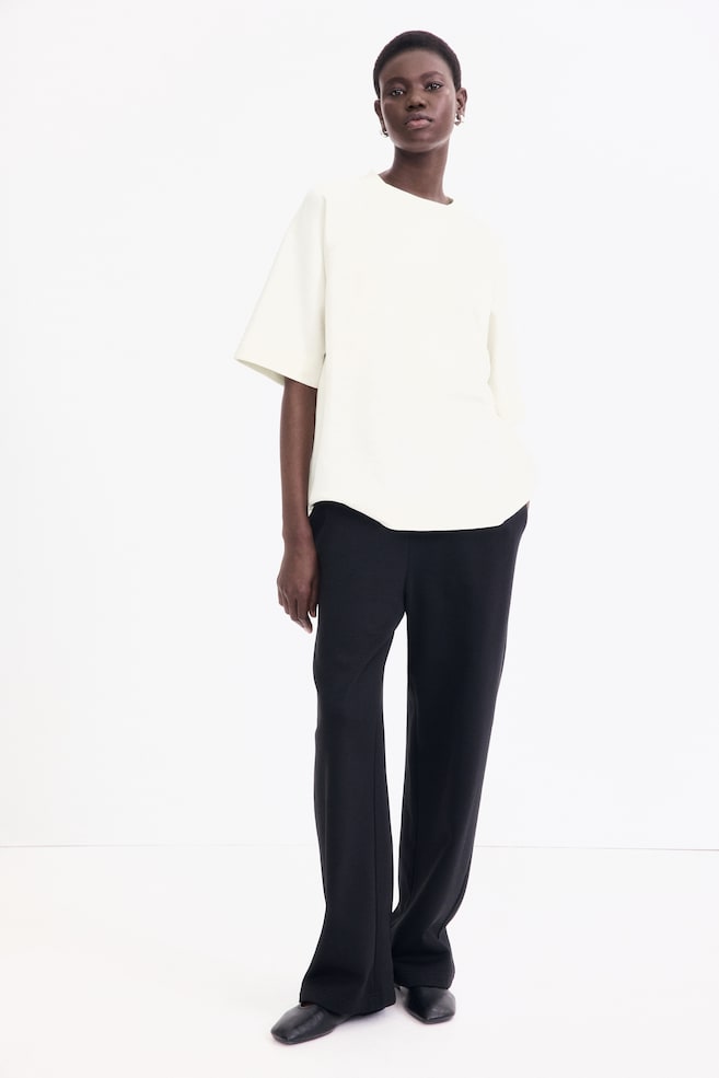 

Толстовка с короткими рукавами H&M, бежевый