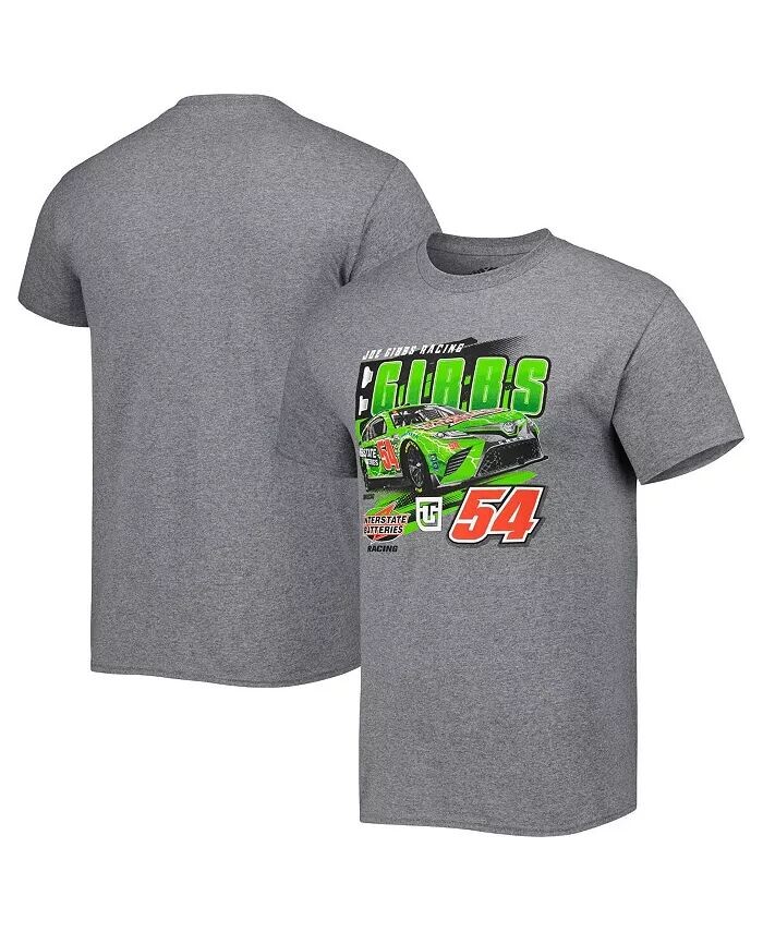 

Мужская футболка Heather Grey Ty Gibbs Pit Road Joe Gibbs Racing Team Collection