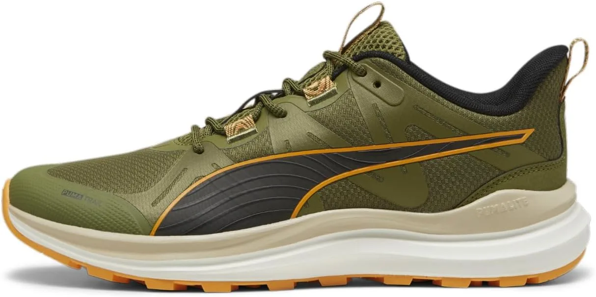 Мужские кроссовки PUMA Reflect Lite Trail Trainers, зеленый