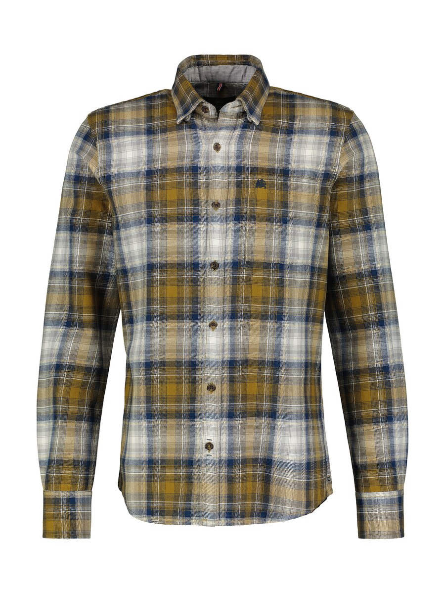 

Клетчатая рубашка LERROS Regular fit Button Up Shirt, цвет reed