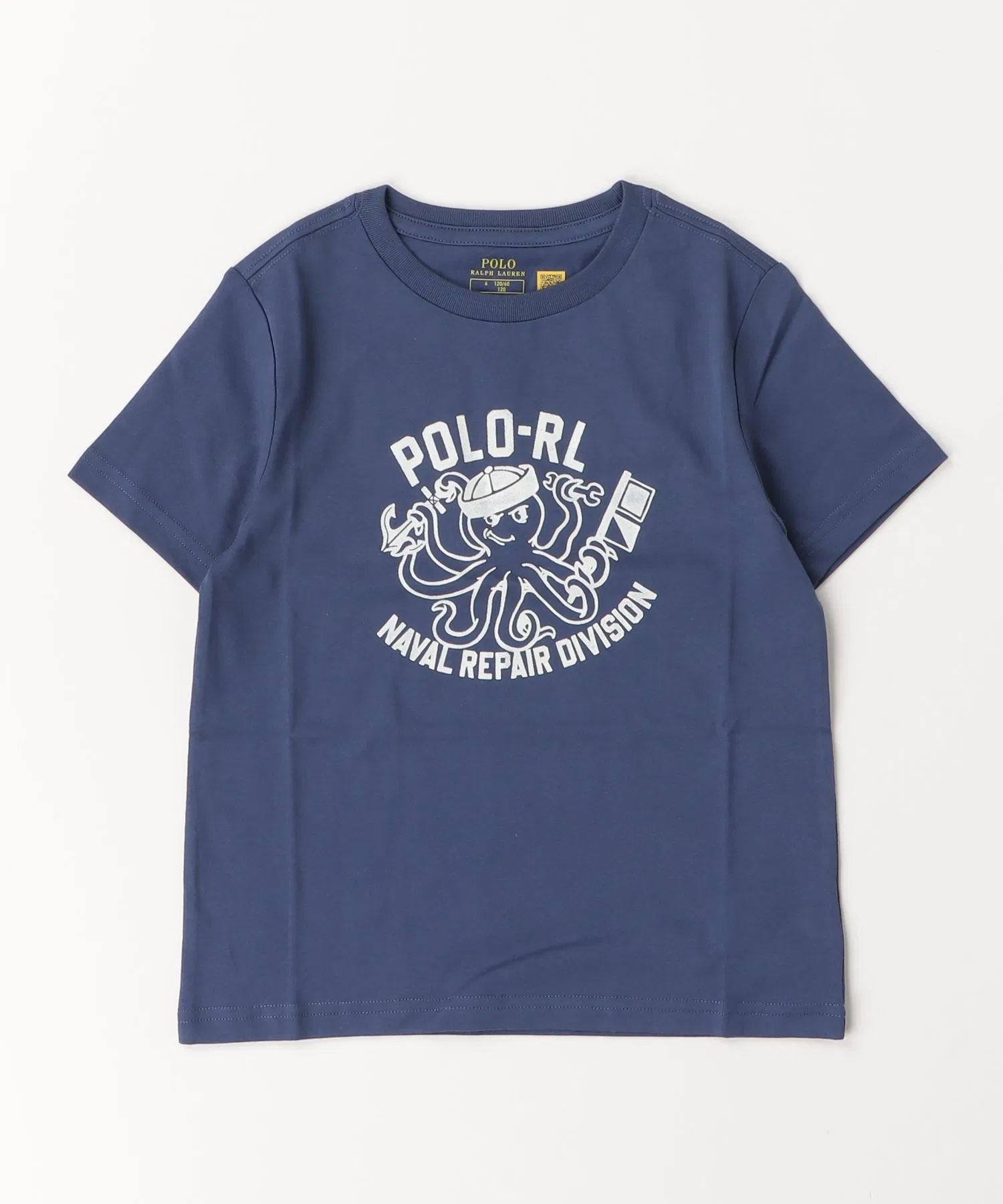 Детская футболка POLO RALPH LAUREN CHILDRENWEAR — фото 3