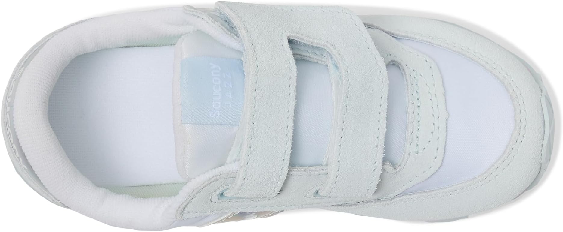 Кроссовки Saucony Kids Originals Jazz Hook & Loop Sneaker, цвет White/Blue — фото 2