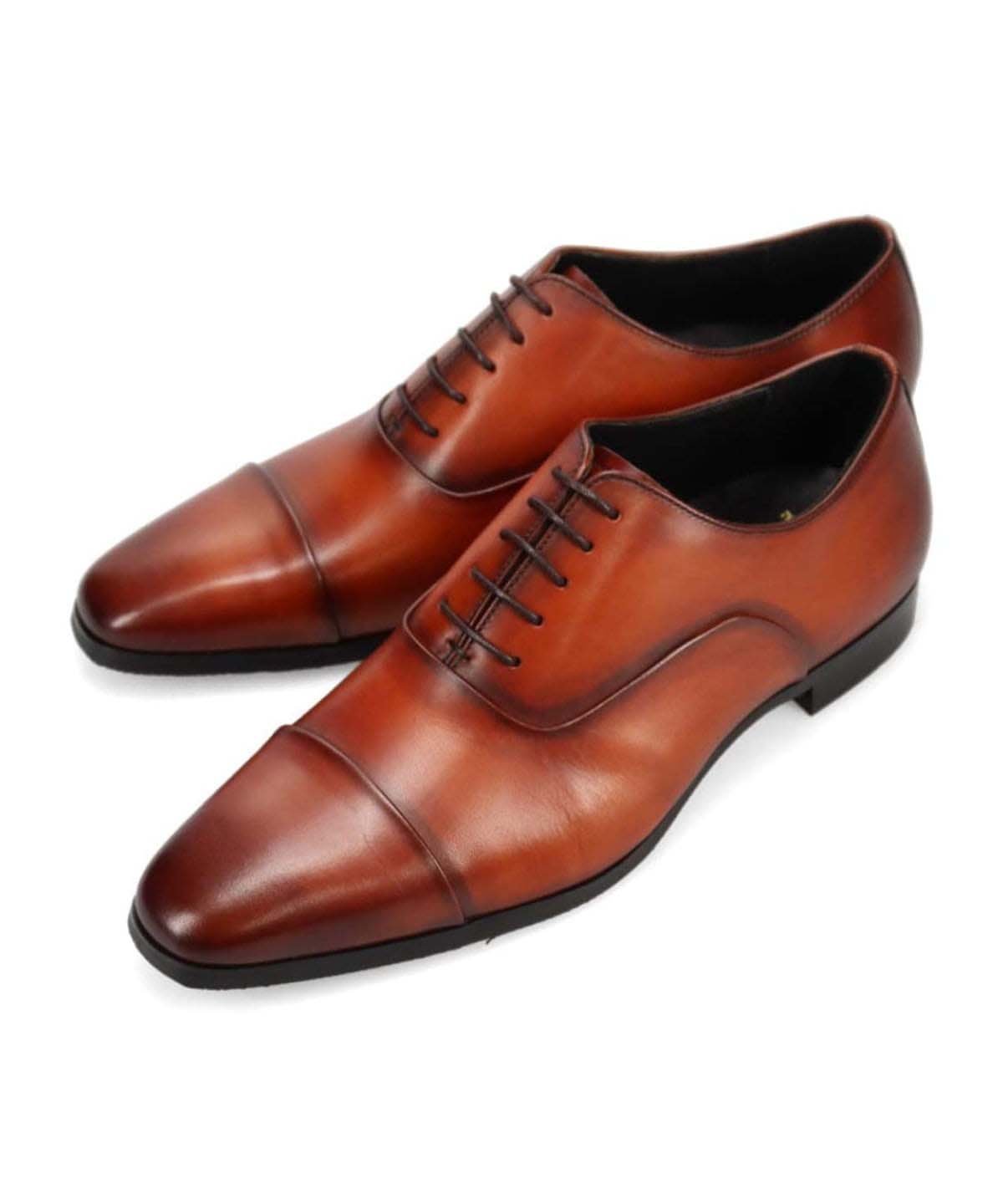 Реабилитационные туфли Madras, туфли Inner Wing Straight Tip Dress Shoes. Madras, brown