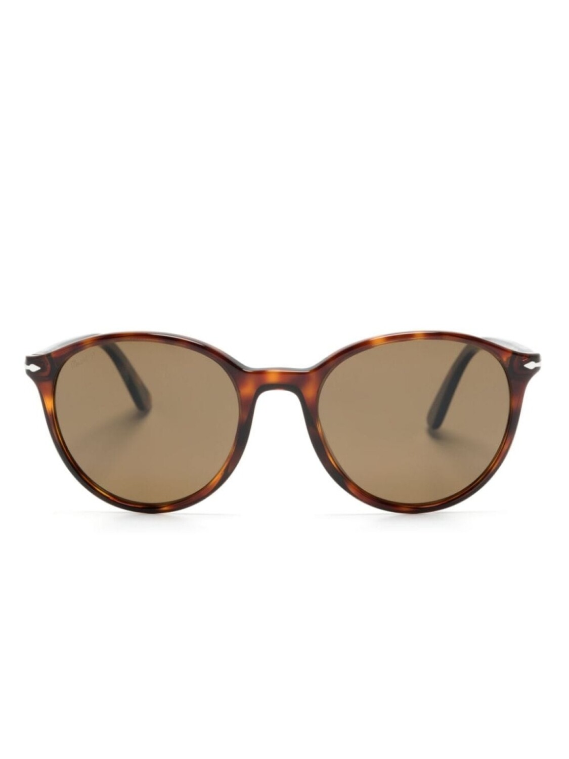 

Солнцезащитные очки в круглой оправе Persol, коричневый