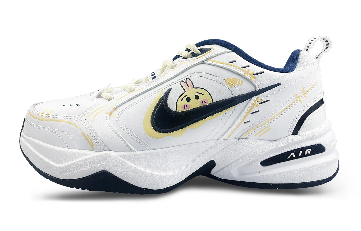 

Кроссовки Nike Air Monarch 4 Chunky Sneakers Unisex Low-top Yellow/black/white, белый