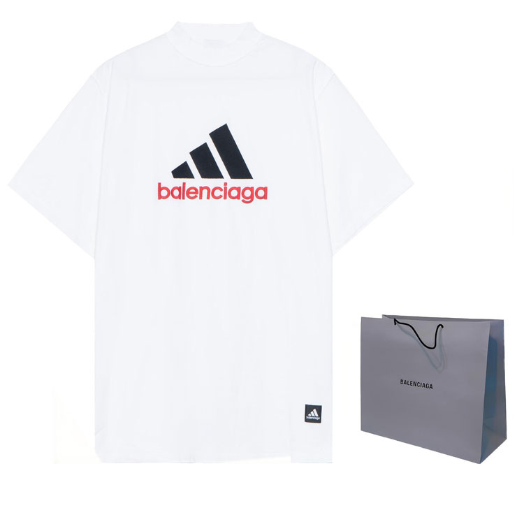 Футболка Adidas Unisex Oversized Balenciaga, белая — фото 3