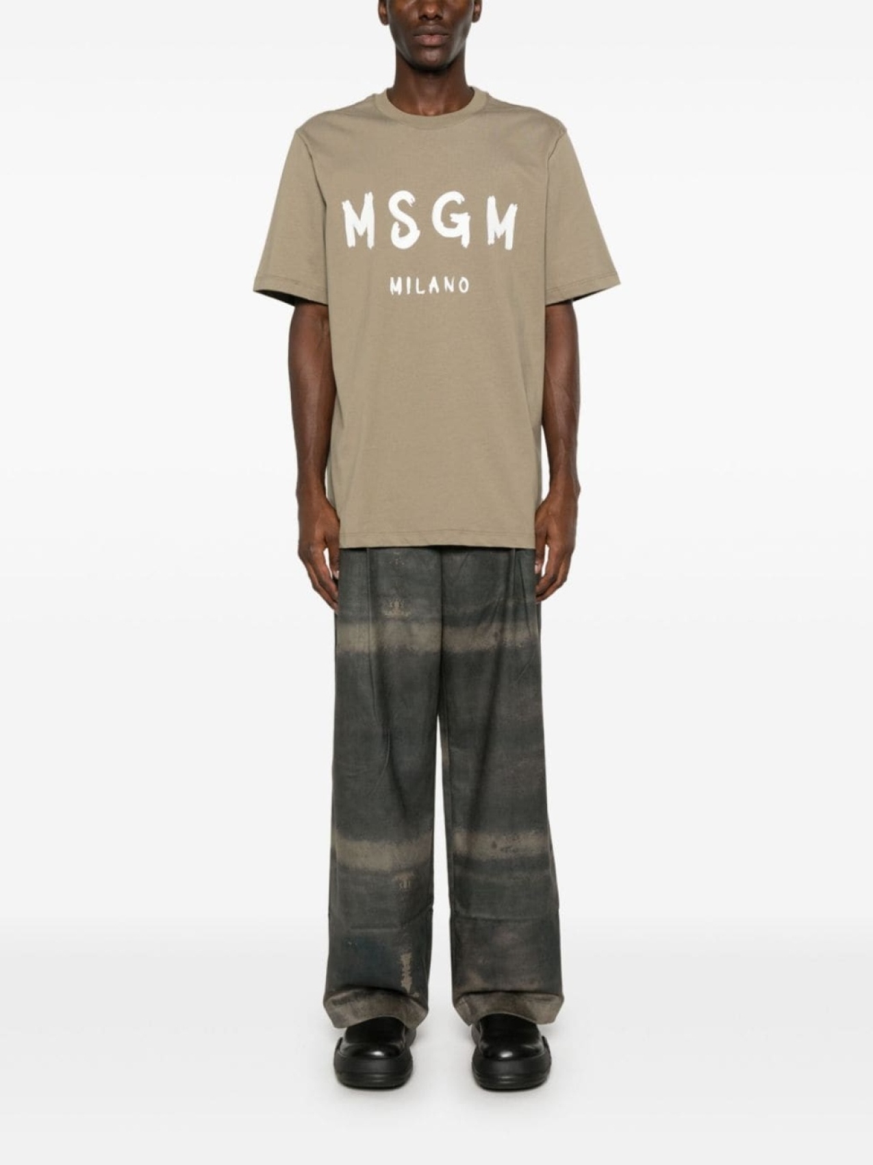 

Футболка с логотипом MSGM, зеленый