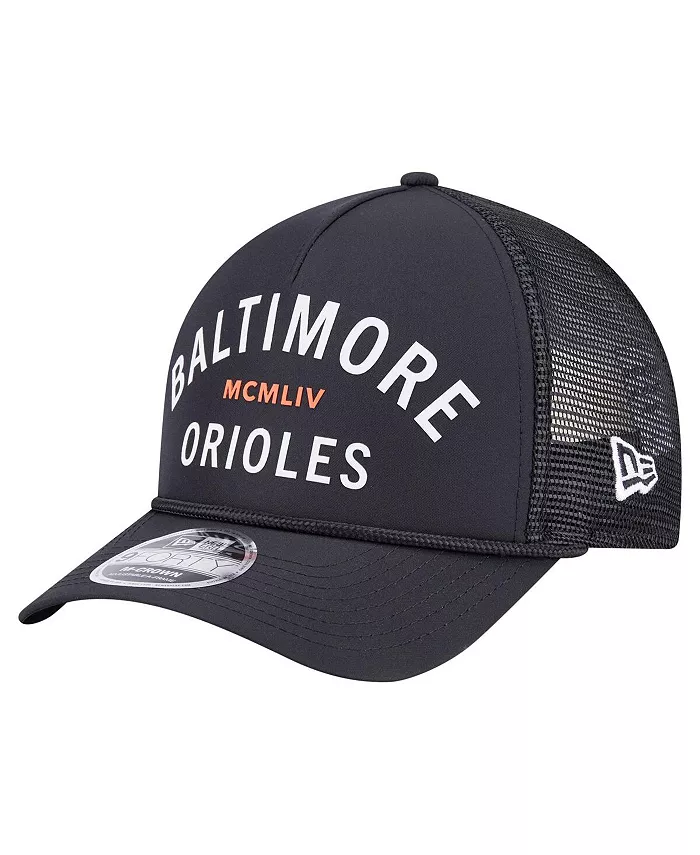 

Мужская черная шапка Baltimore Orioles Minimalist 9FORTY A-Frame с регулировкой New Era