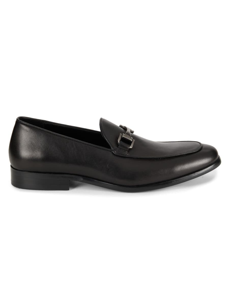 

Лоферы Dalton Leather Bit Saks Fifth Avenue, черный