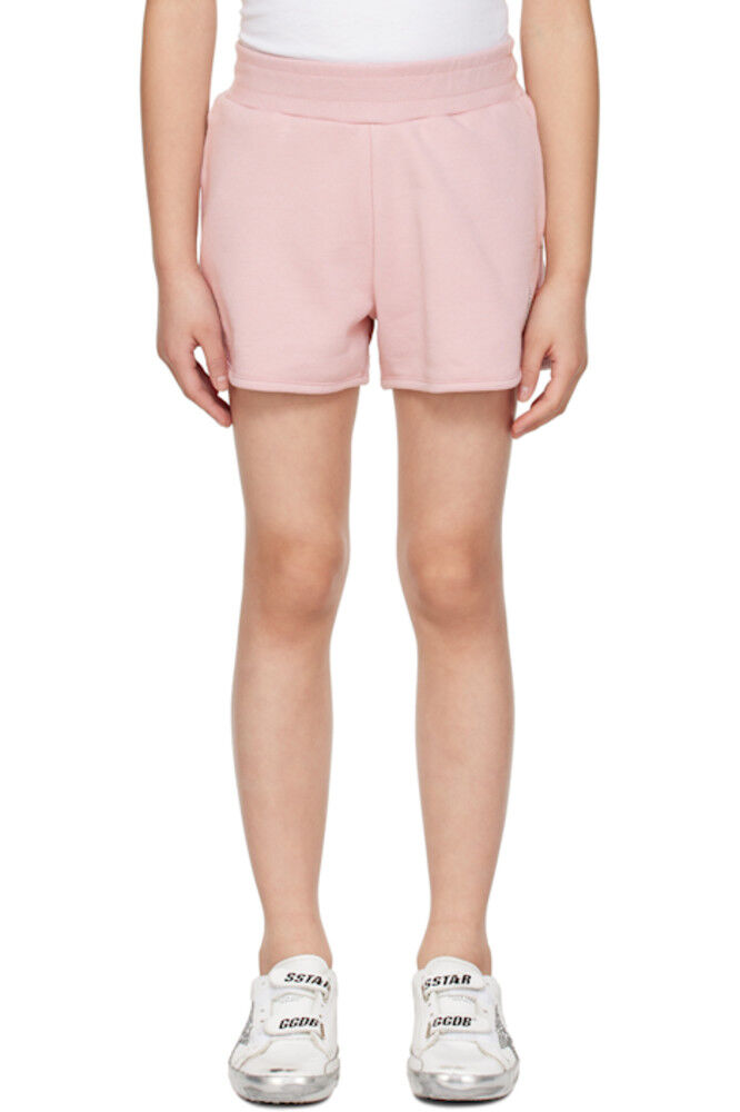 

Детские розовые блестящие шорты Golden Goose