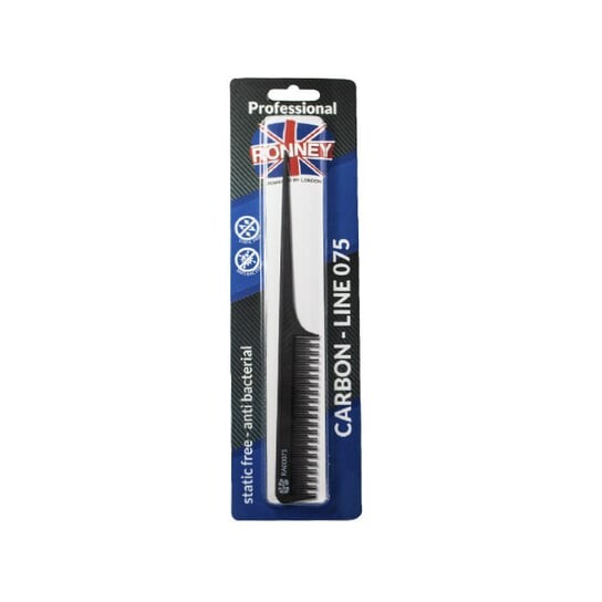 

Гребень L 216 мм RA 00075 RONNEY Professional Carbon Comb Line 075 -