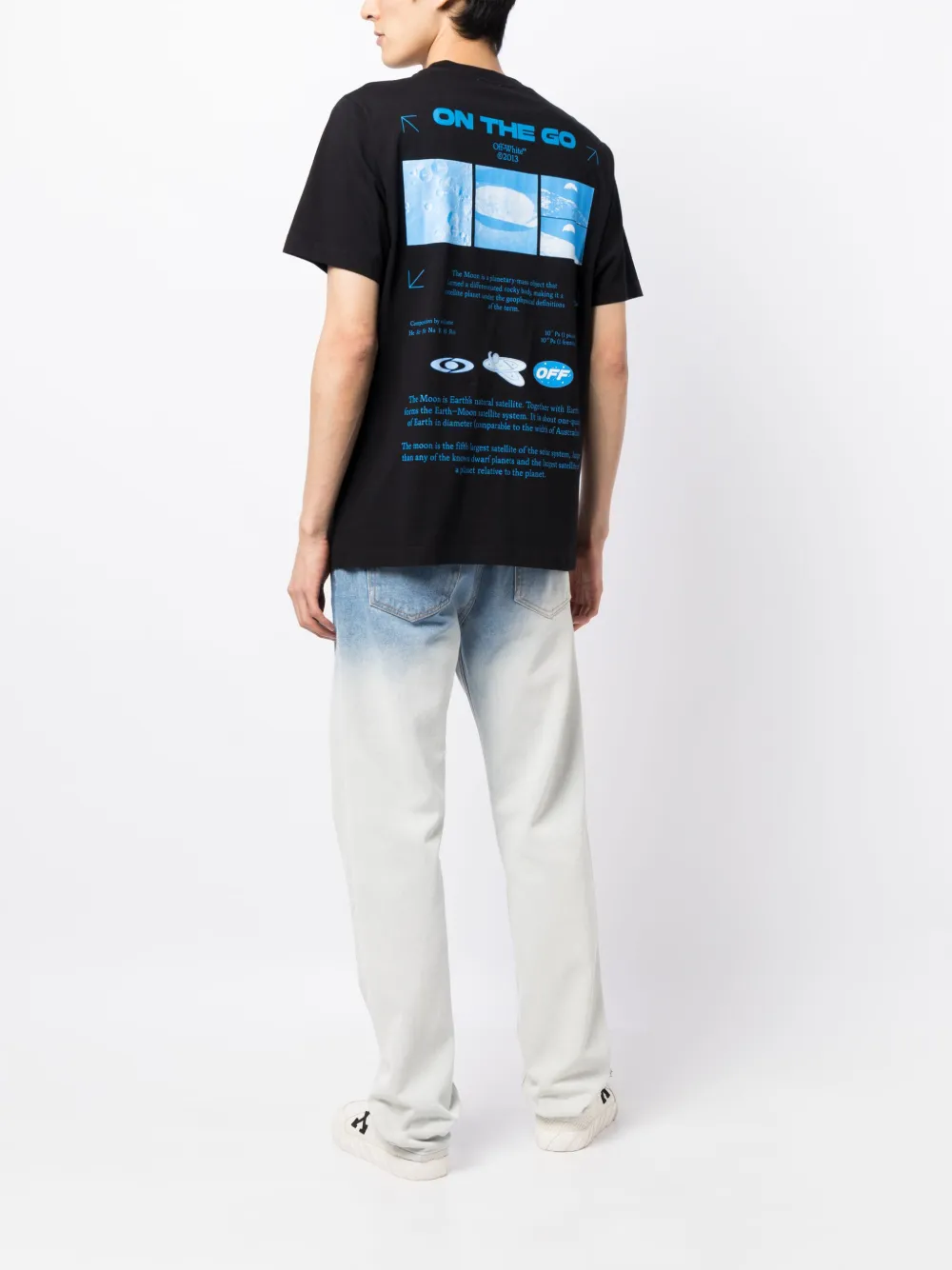 Футболка On The Go Moon OFF-WHITE, черный — фото 2