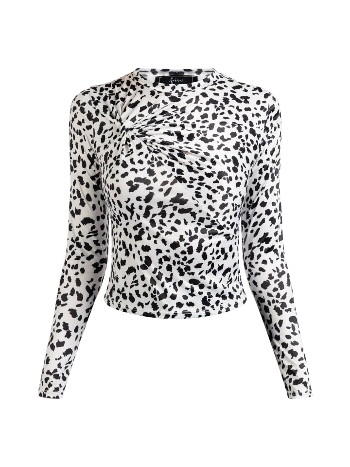 

Женская блузка в черно-белом цвете faina