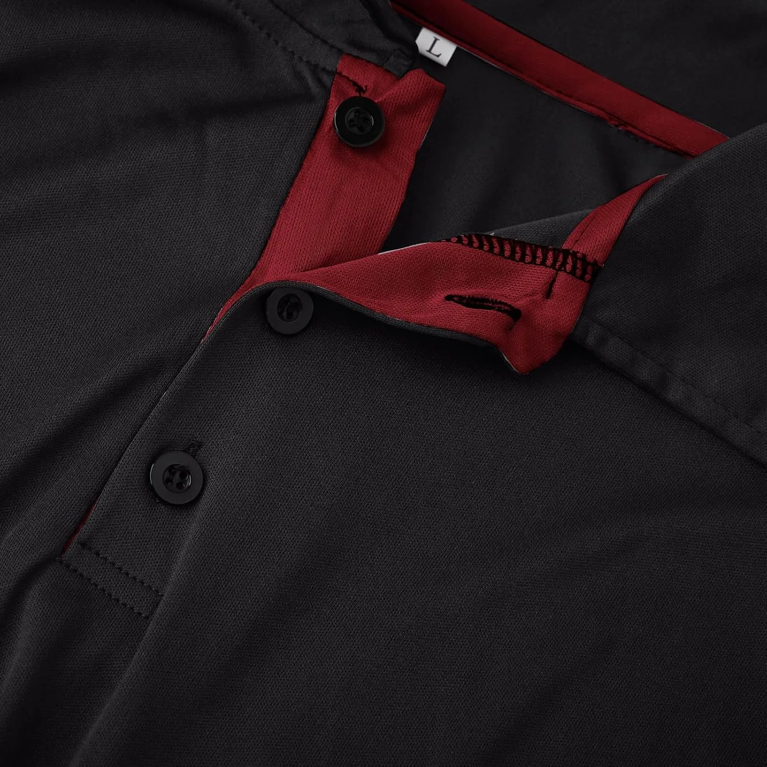 Мужская футболка для гольфа Slim Fit с коротким рукавом — фото 3